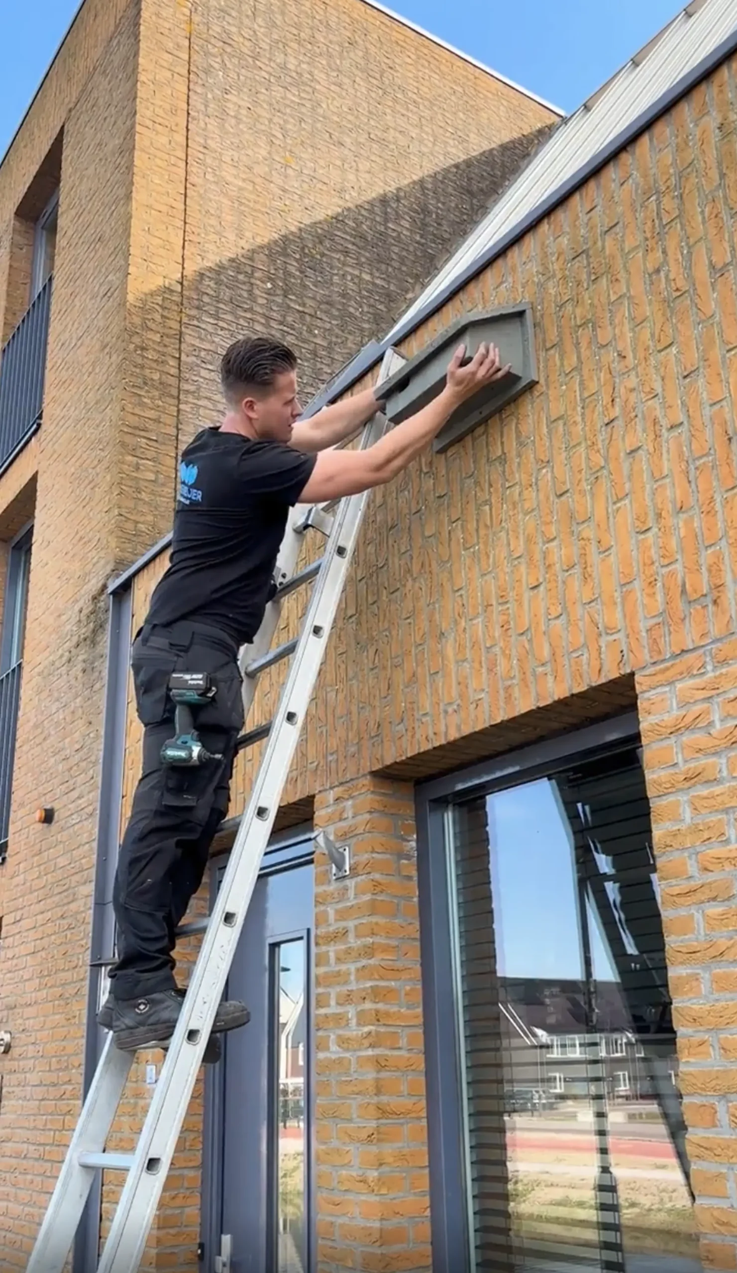 Onderhoud aan de gevel van een woning